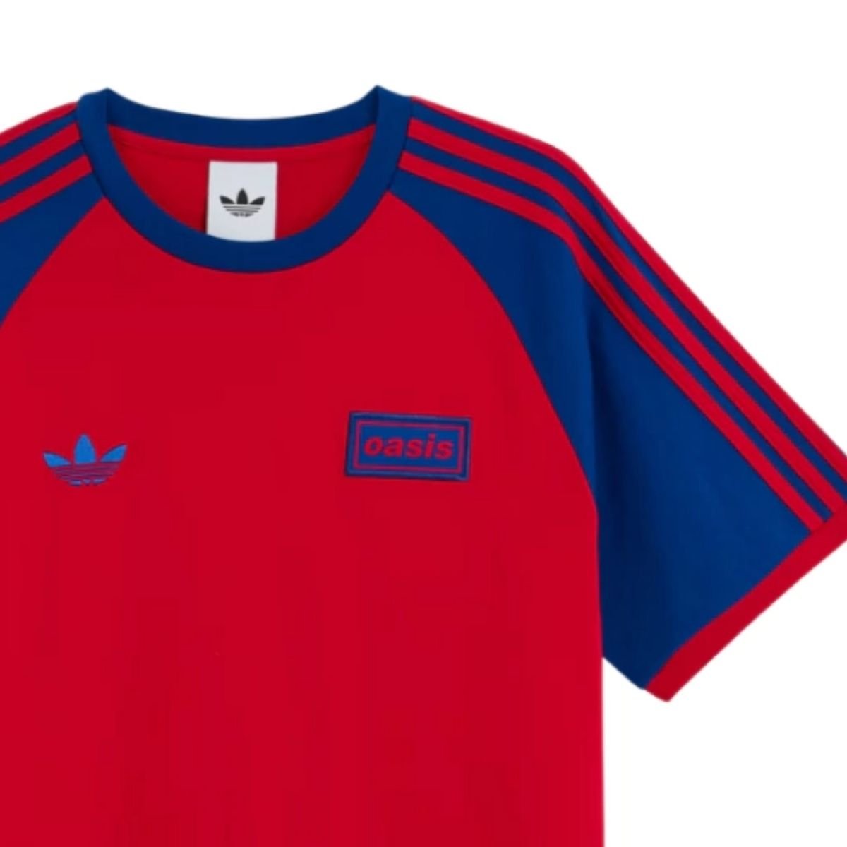 camisaAdidas-Originals-Oasis-Live-25-Tour-3-Stripes-Tee-Better-Scarlet-2024-25-masculina (2) Camisa Adidas Originals Vermelha Oasis Live 25 2025/26 Masculina