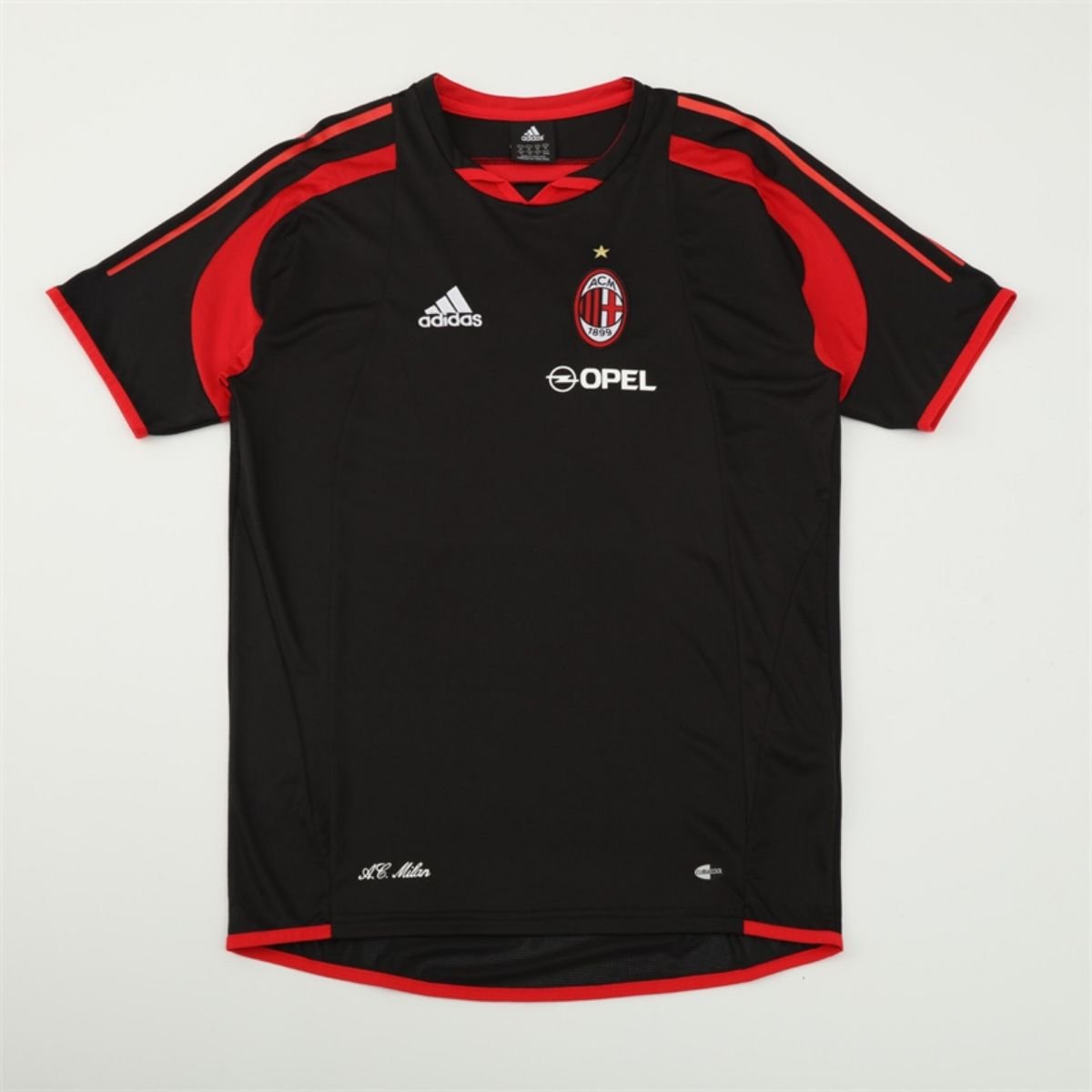 camisaac-milan-preta-2004-05-treino-opel-masculina Camisa AC Milan Preta 2004/05 Treino Opel Masculina