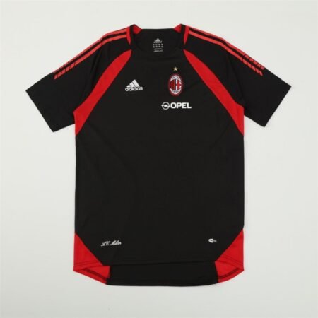 Camisa AC Milan Preta 2005/06 Treino Opel Masculina