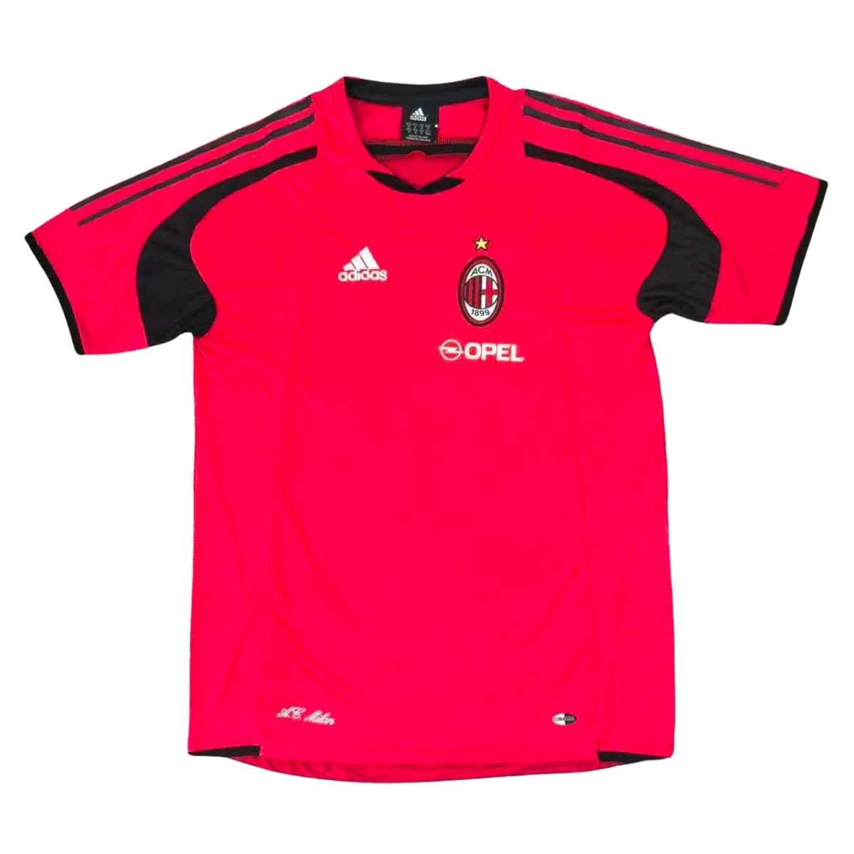 camisaac-milan-vermelha-2004-05-treino-opel-masculina Camisa AC Milan Vermelha 2004/05 Treino Opel Masculina