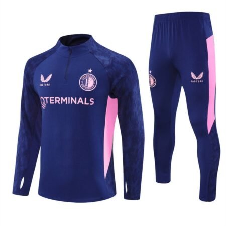 Conjunto Treino Feyenoord Calça e Jaqueta Roxo 2025/26 Masculina
