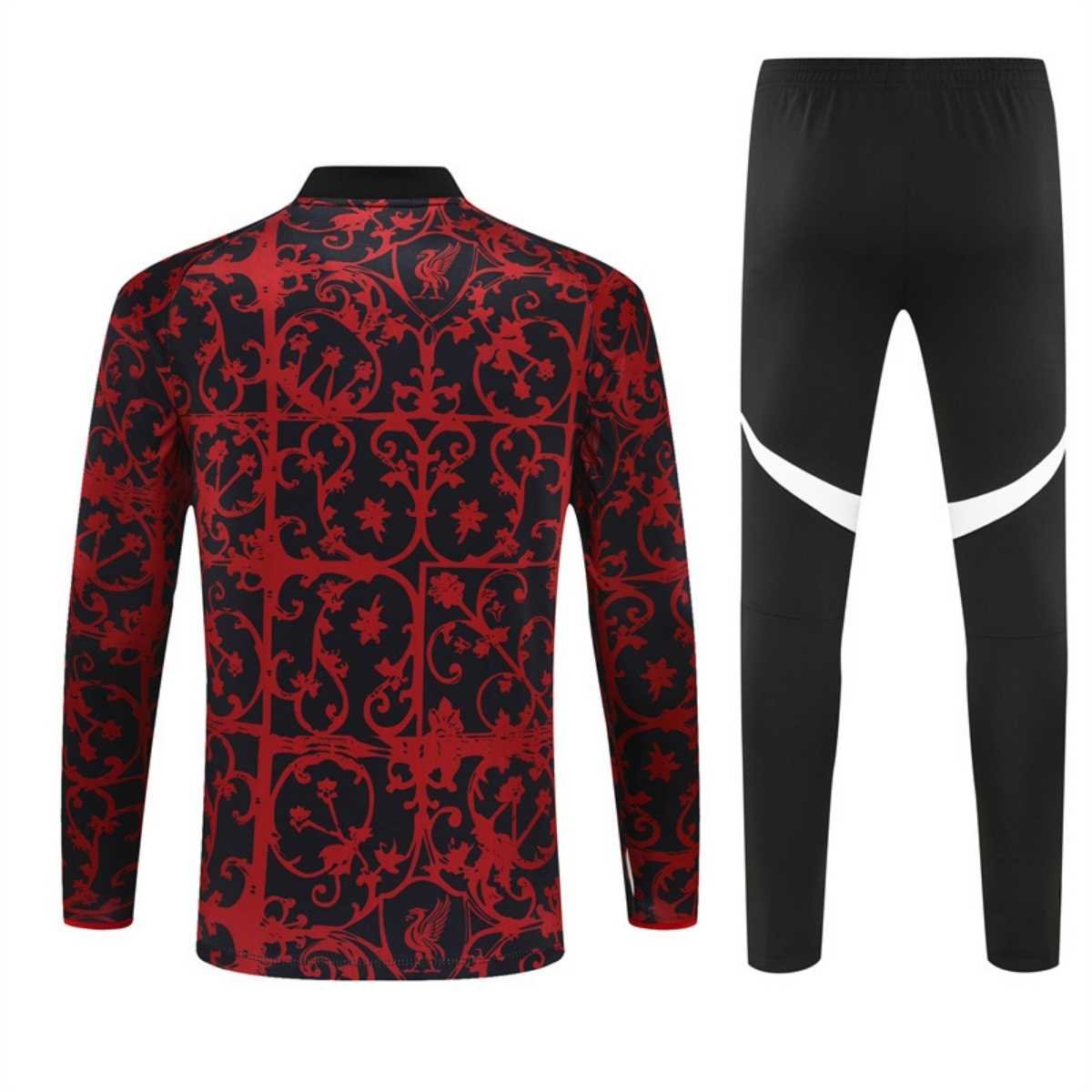 kit-treino-Liverpool-2025-26-vermelho-preto-masculino (1) Conjunto Treino Liverpool FC Calça e Jaqueta Preto/Vermelho 2025/26 Masculina