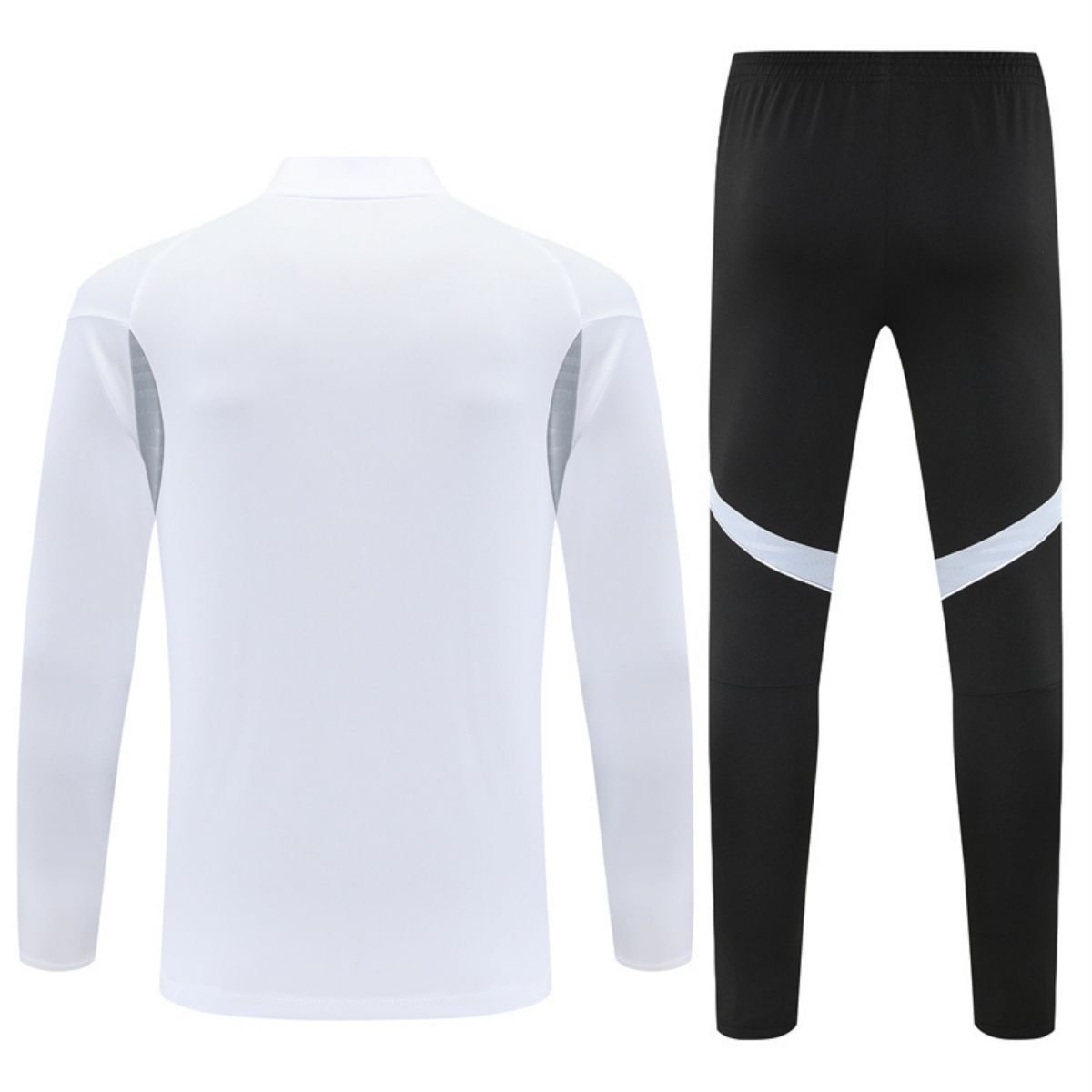 kit-treino-alemaha-2025-26-branco-preto-masculino (1) Conjunto Treino Alemanha Calça e Jaqueta Branco 2025/26 Masculina