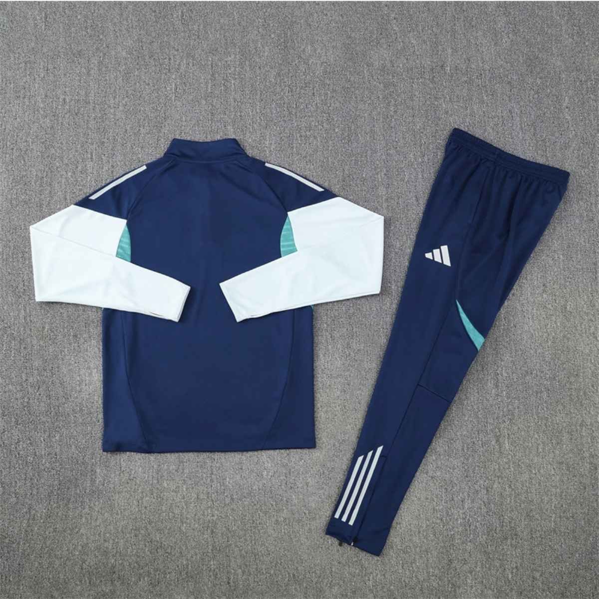 kit-treino-arsenal-2025-26-azul-escuro-branco-masculino (2) Conjunto Treino Arsenal Calça e Jaqueta Azul Escuro 2025/26 Masculina