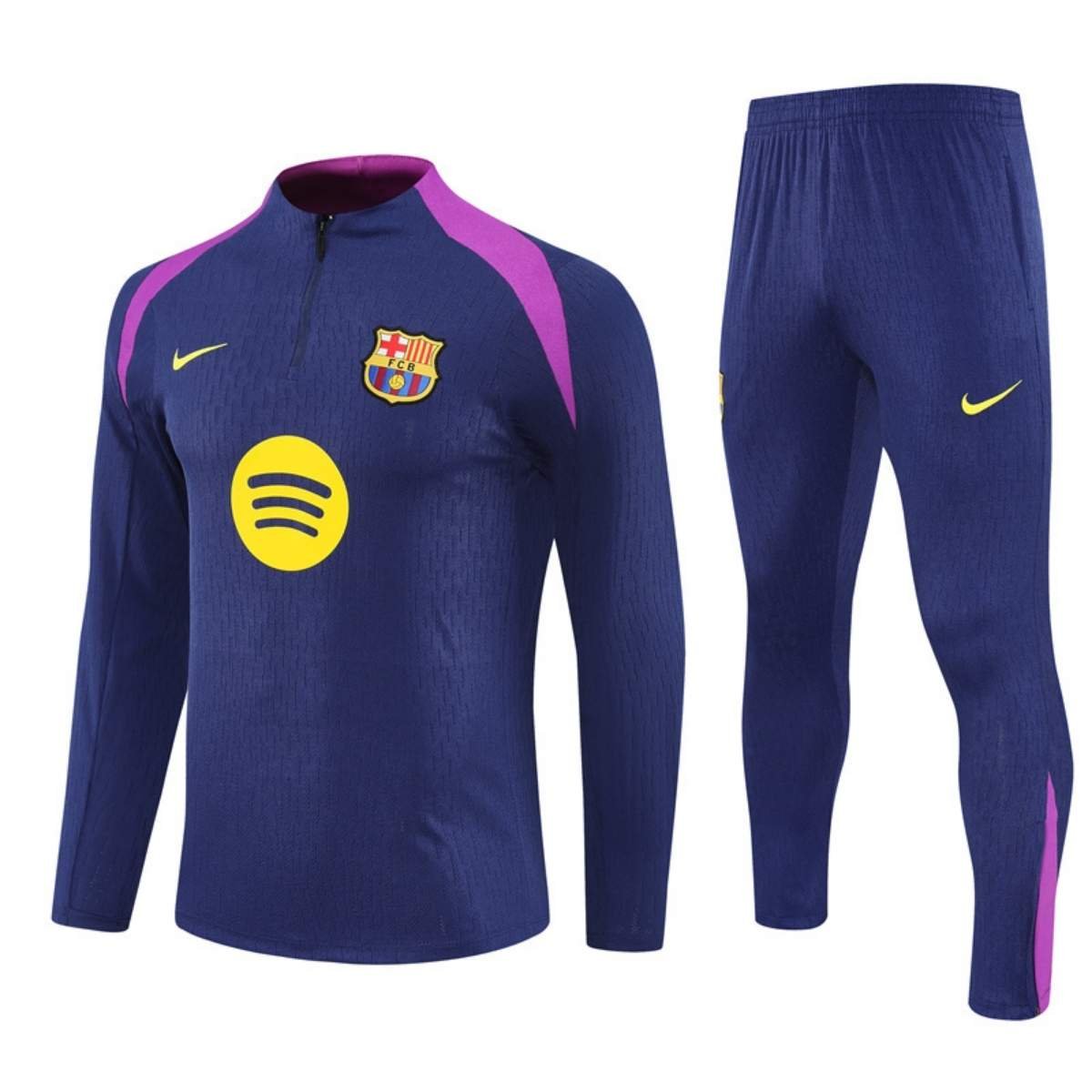 kit-treino-barcelona-2025-26-azul-masculino Conjunto Treino Barcelona Calça e Jaqueta 2025/26 Roxo Escuro Jogador