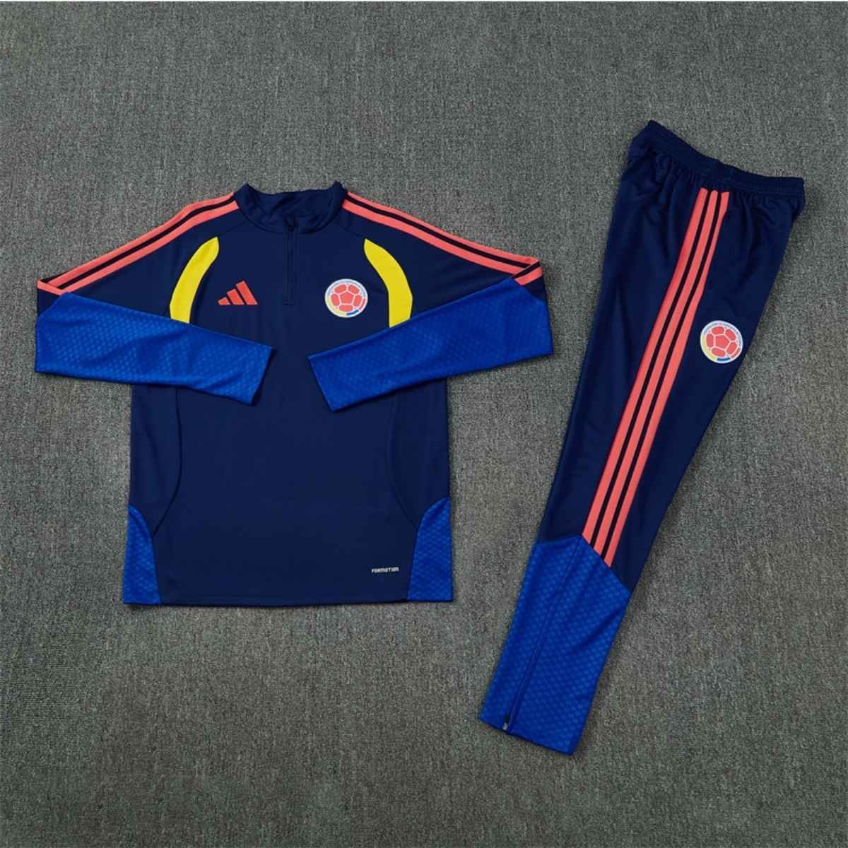 kit-treino-colombia-2026-27-azul-escuro-masculino (3) Conjunto Treino Colômbia Calça e Jaqueta Azul Escuro 2026/27 Masculina