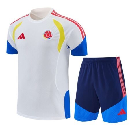 Kit Treino Colômbia Short e Camisa Branco 2026/27 Masculina