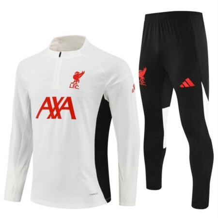 Conjunto Treino Liverpool FC Calça e Jaqueta Branco 2025/26 Masculina