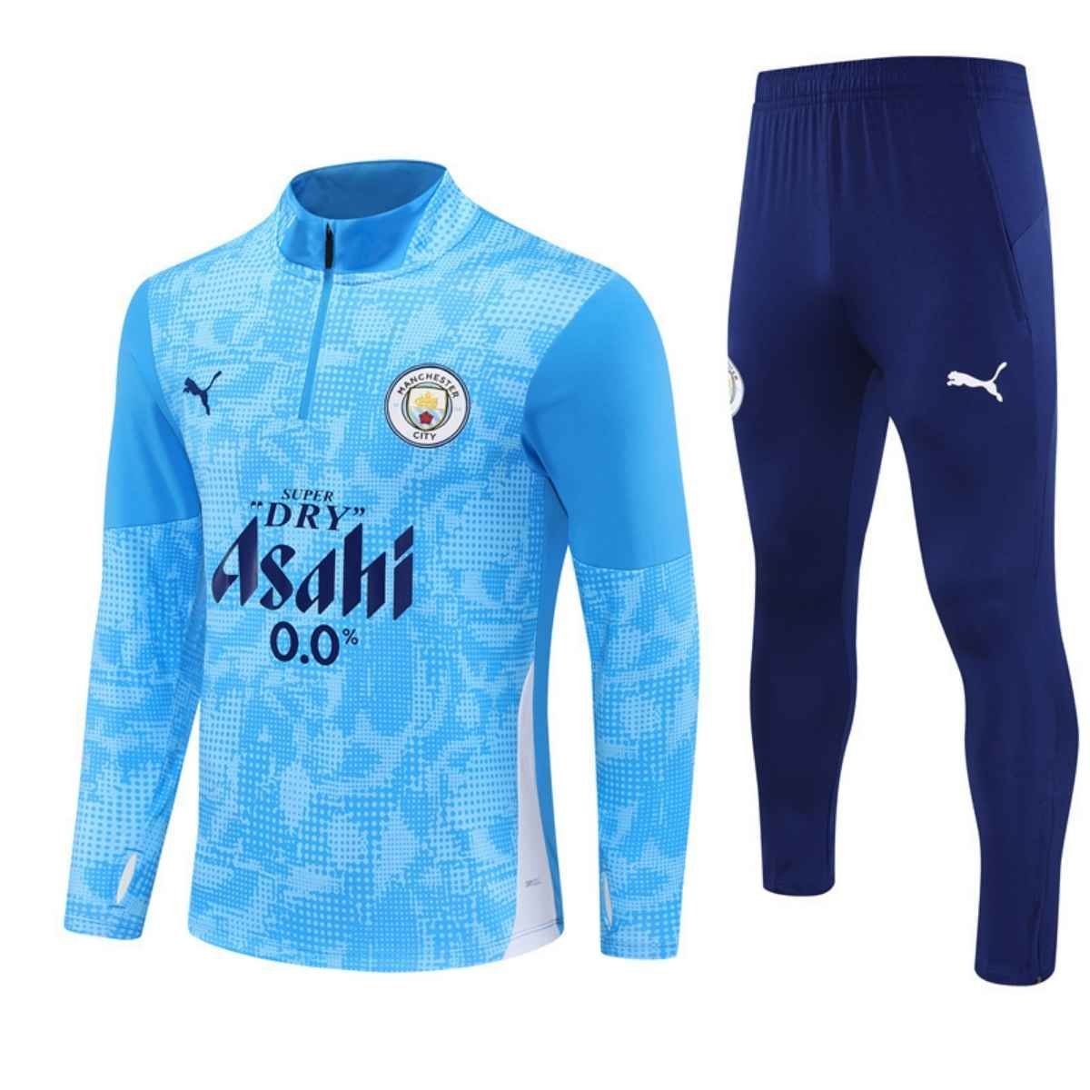 kit-treino-manchester-city-2025-26-cinza-azul-masculino Conjunto Treino Manchester City Calça e Jaqueta Azul 2025/26 Masculino