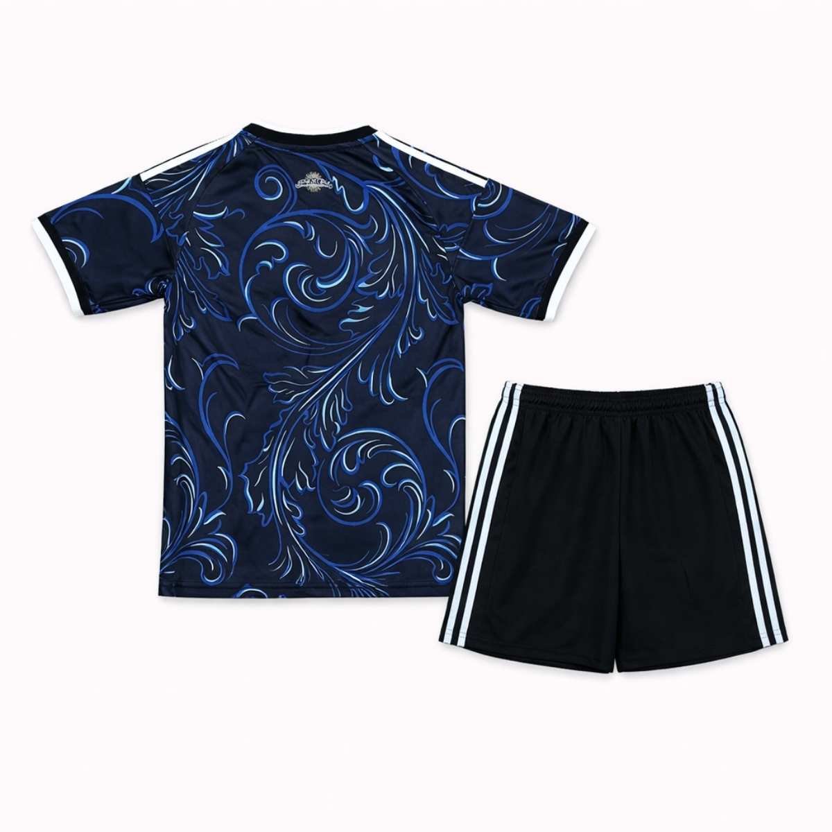 Kit-infantil-argentina-AZUL-ESCURO-2026-27-COPA-AWAY-UNISSEX (1) Kit Infantil Argentina Azul Copa 2026/27 Away II Torcedor Unissex