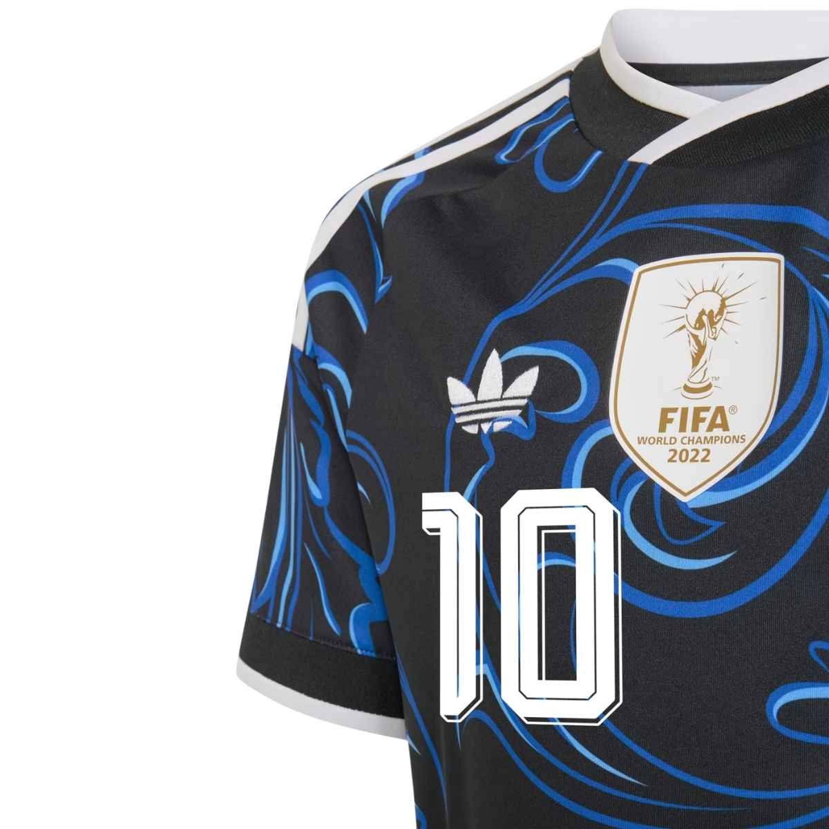 Kit-infantil-argentina-AZUL-ESCURO-MESSI-2026-27-COPA-AWAY-UNISSEX (2) Kit Infantil Argentina Azul Copa Messi #10 2026/27 Away II Unissex