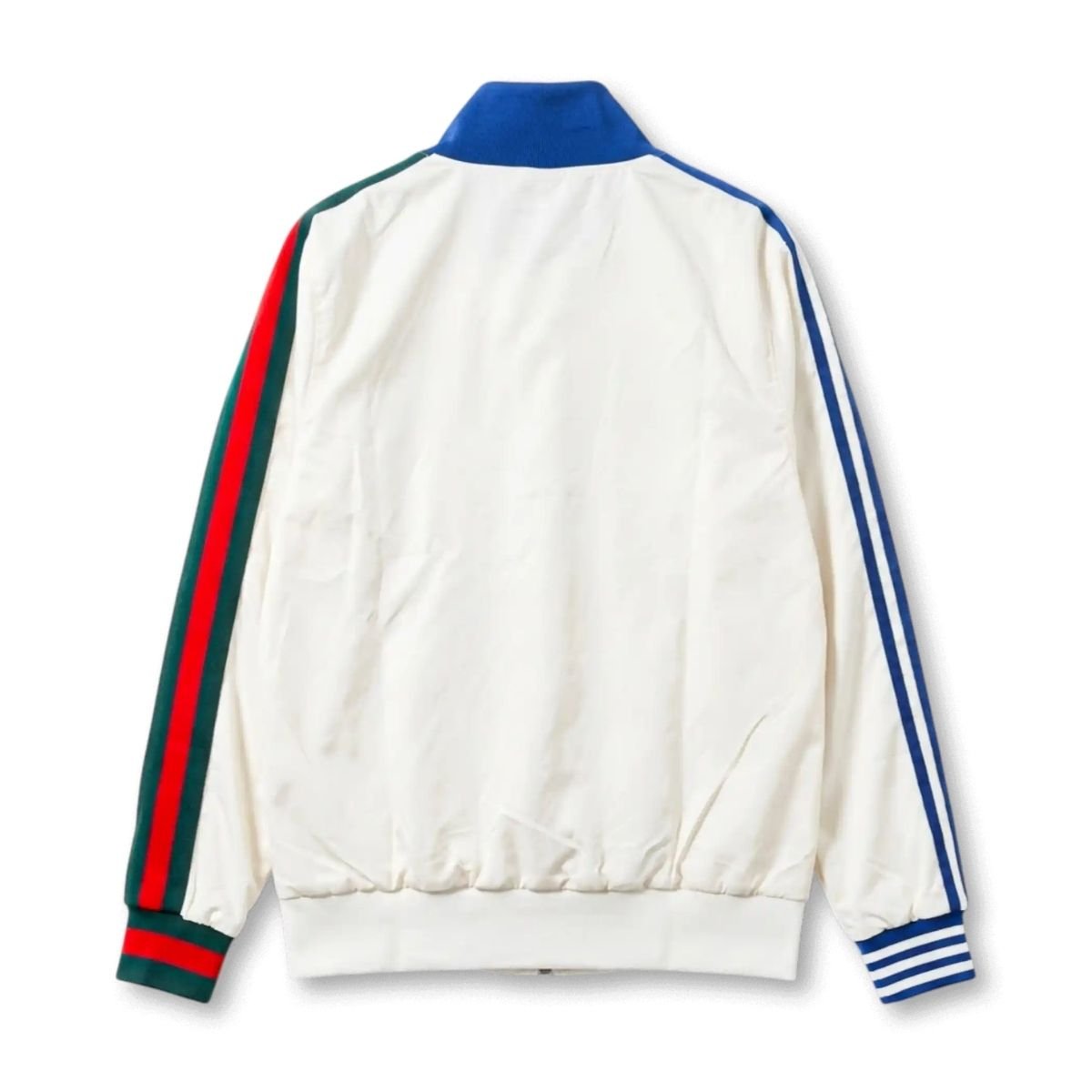 aqueta-gucci-x-adidas-viscose-zip-up-white (1) Jaqueta Gucci x Adidas Viscose Zip Up Branca Masculina