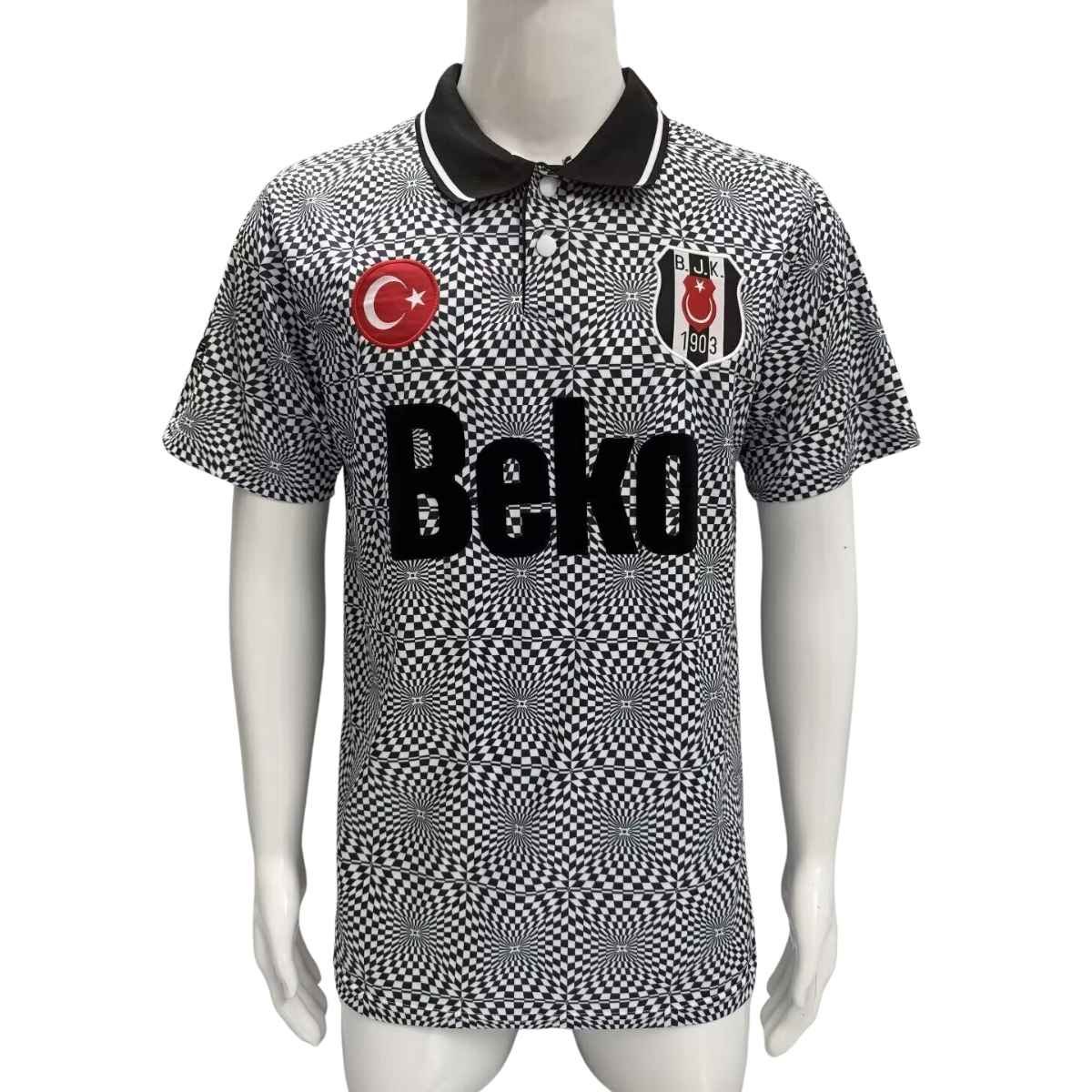 camisa-besiktas-preto-199192-home-i--beko-masculino Camisa Besiktas Cinza 1991/92 Home i Beko Polo Masculina