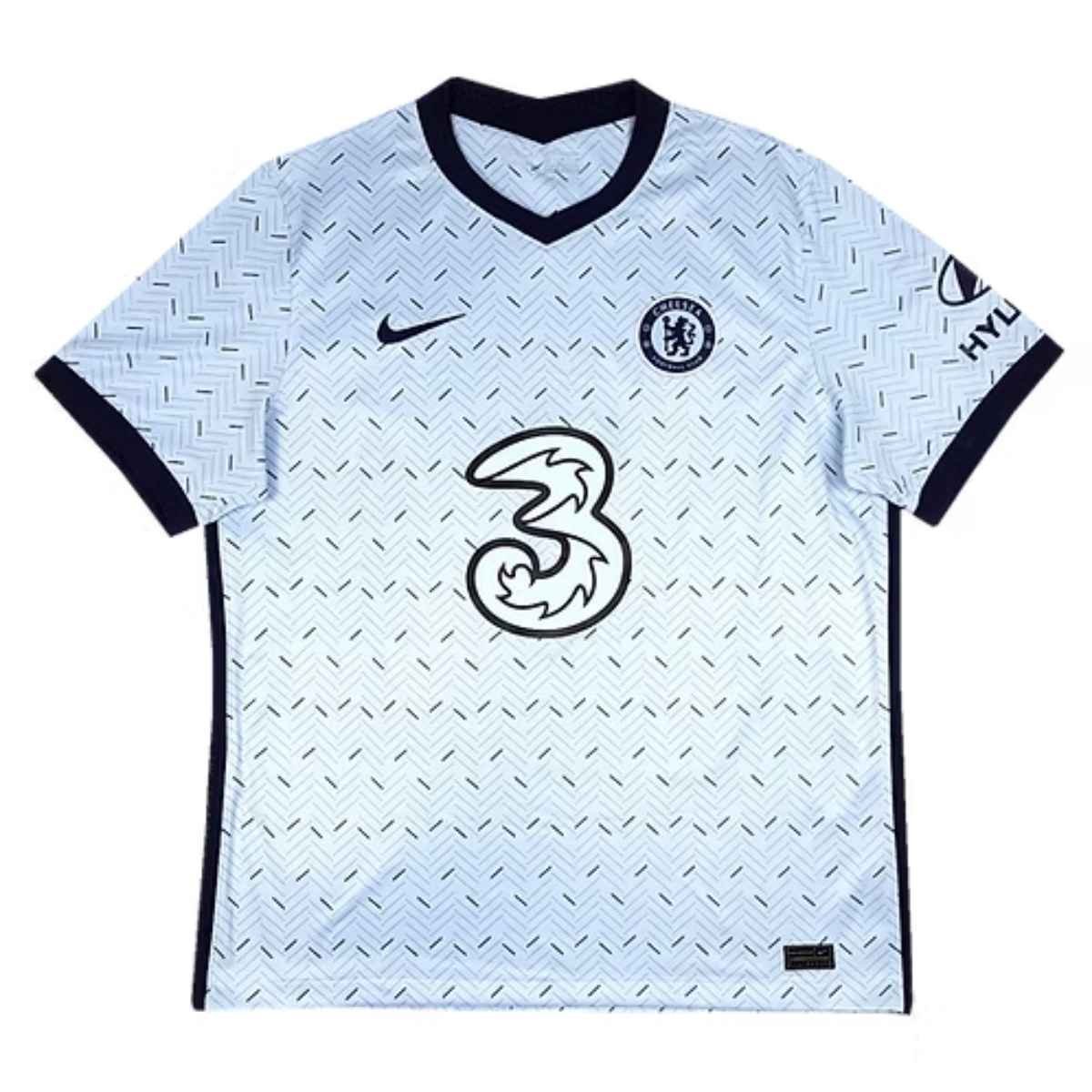 camisa-chelsea-fc-cinza-2020-21-away-ii-masculina Camisa Chelsea FC Cinza 2020/21 Away II Masculina