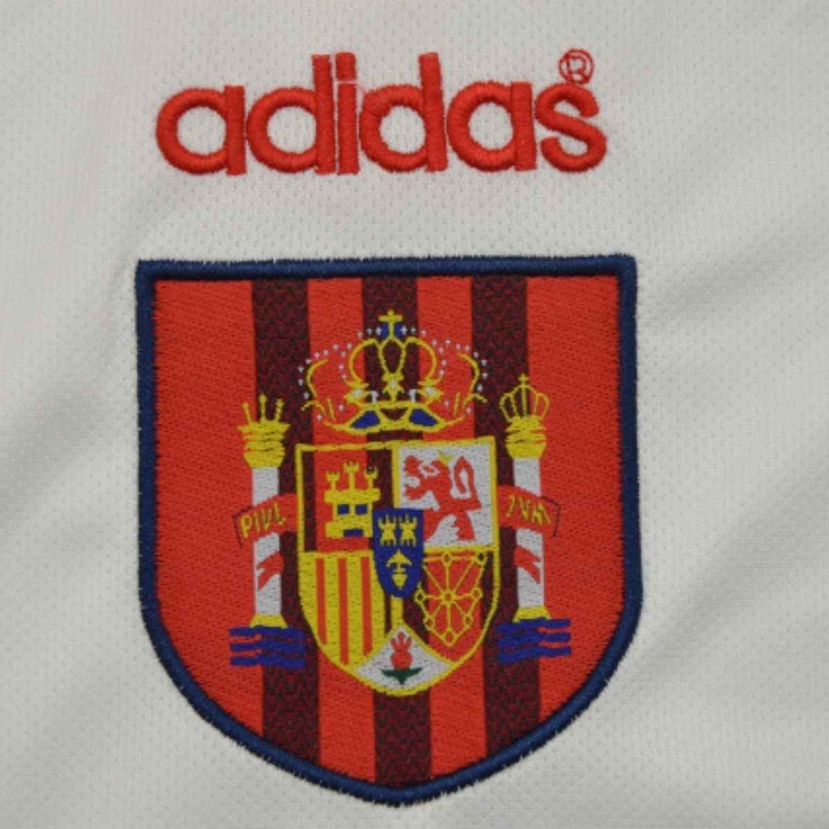 camisa-espanha-branca-1996-away-ii-masculina (2) Camisa Espanha Branca 1996 Away II Manga Longa Masculina