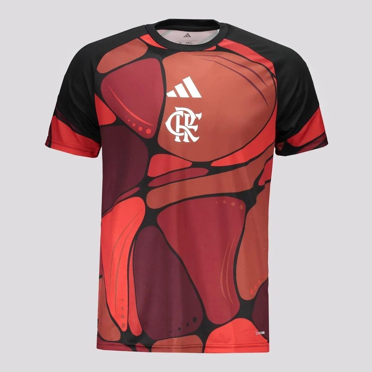 camisa-flamengo-vermelha-2026-27-pre-jogo-masculina Camisa Flamengo Vermelha 2026/27 Pré-Jogo Masculina