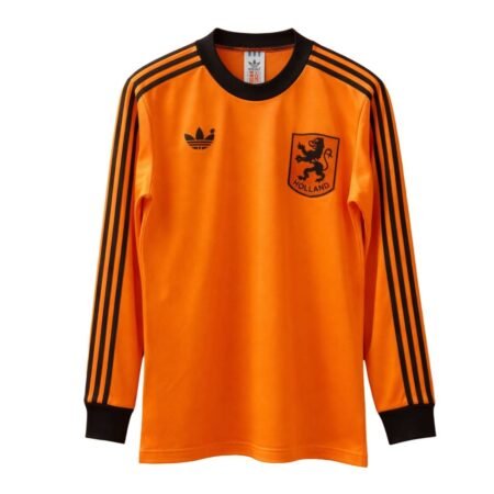 Camisa Holanda Laranja Adidas Originals Manga Longa Masculina