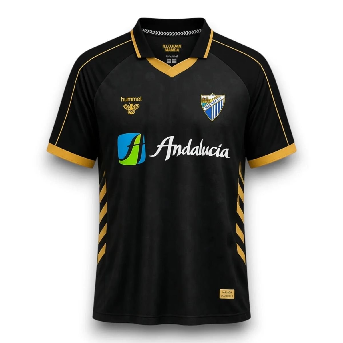 camisa-malaga-cf-preta-retro-masculina (3) Camisa Málaga CF Preta Retrô Especial 2025/26 Masculina
