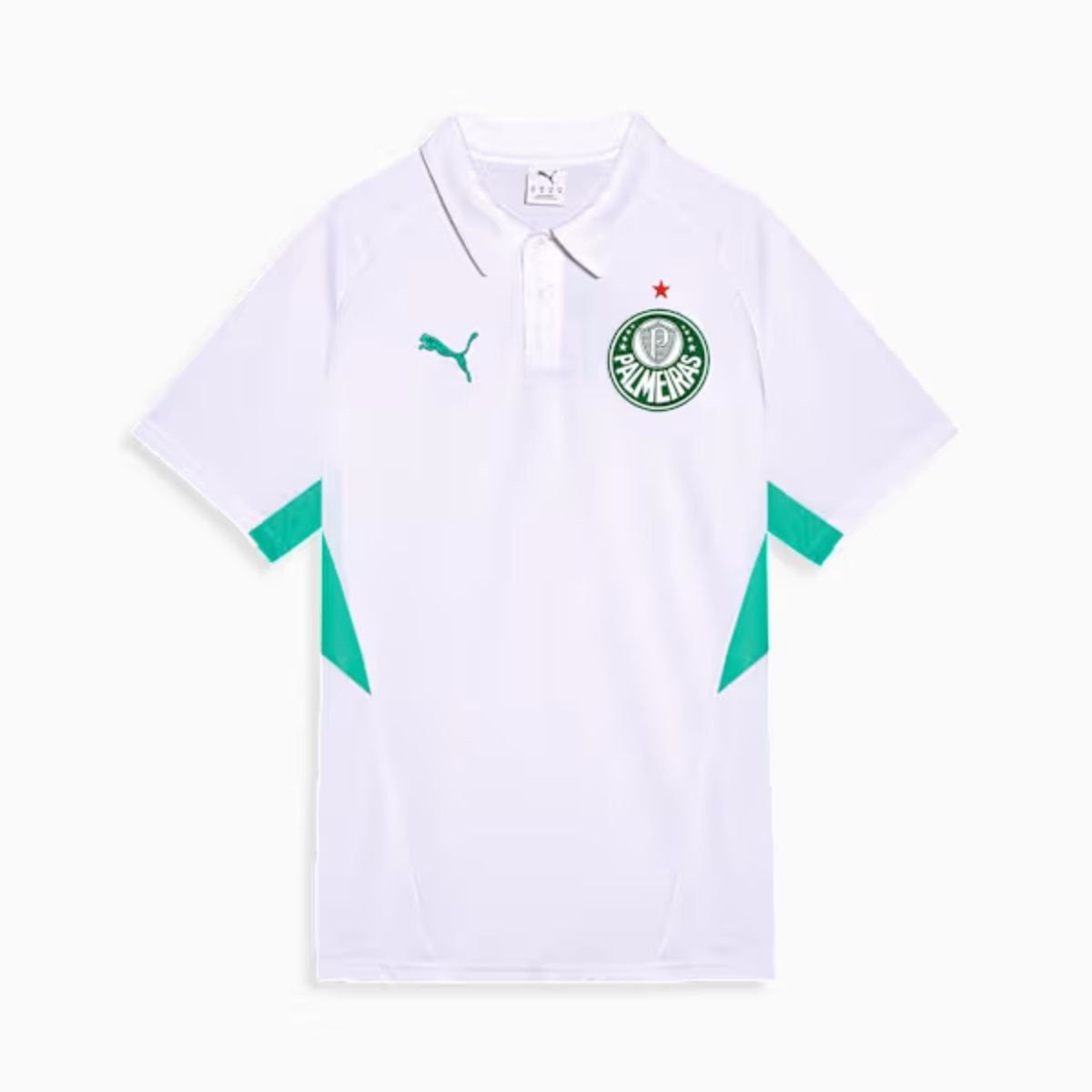 camisa-palmeiras-branca-polo-2026-27-viagem-masculina Camisa Palmeiras Branca Viagem 2026/27 Polo Masculina