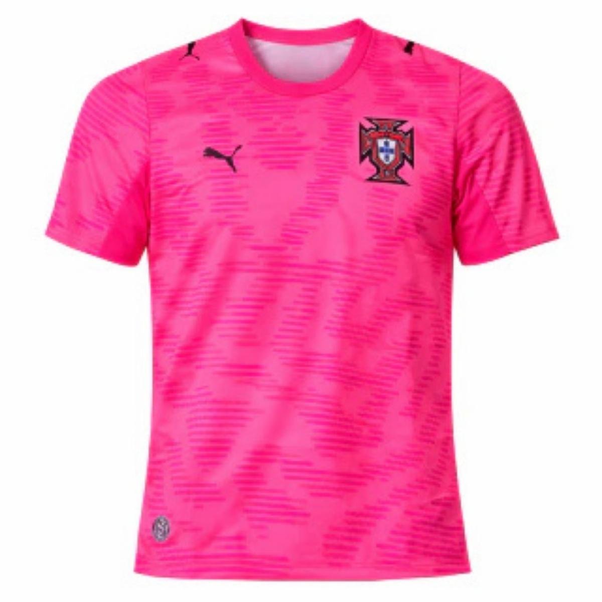 camisa-portugal-rosa-copa-2026-27-goleiro-i-masculina Camisa Portugal Rosa Copa 2026/27 Goleiro Masculina