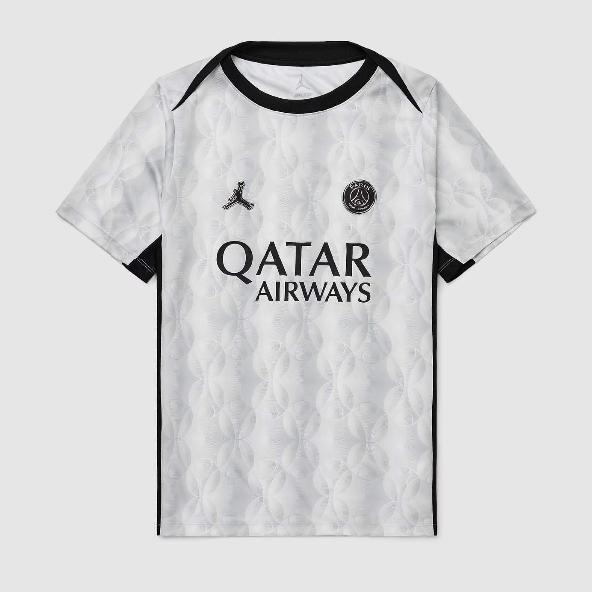 camisa-psg-cinza-2026-27-jordan-pre-jogo-masculina Camisa PSG Cinza Jordan 2026/27 Pré-jogo Masculina