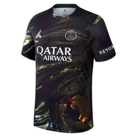 Camisa PSG Night Edition 2026/27 Preta Jordan Masculina