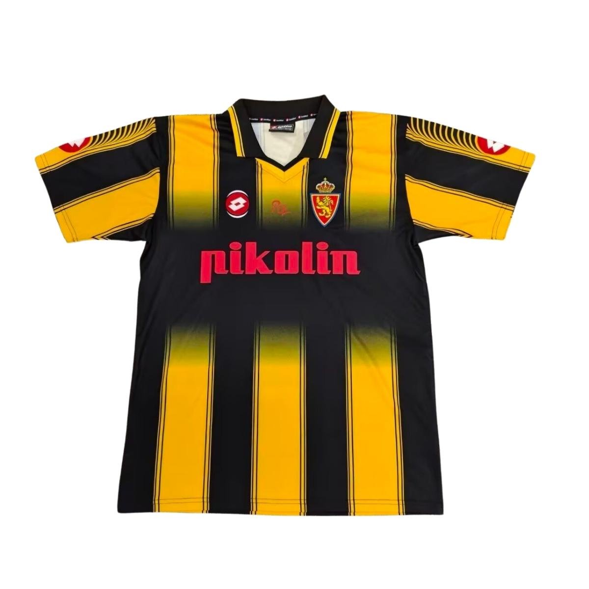 camisa-real-zaragoza-preto-amarelo-2003-04-away-ii-retro-masculina Camisa Real Zaragoza Preto/Amarelo 2003/04 Away II Masculina