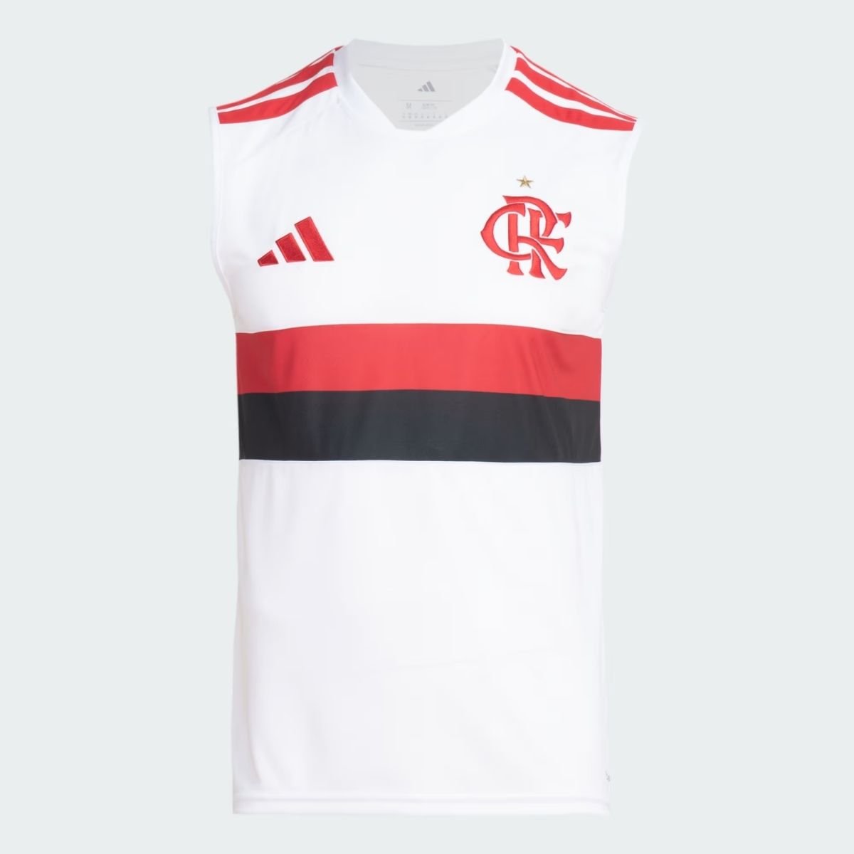 camisa-regata-flamengo-branca-2026-27-reserva-ii-masculina Camisa Regata Flamengo Branca 2026/27 Reserva II Masculina