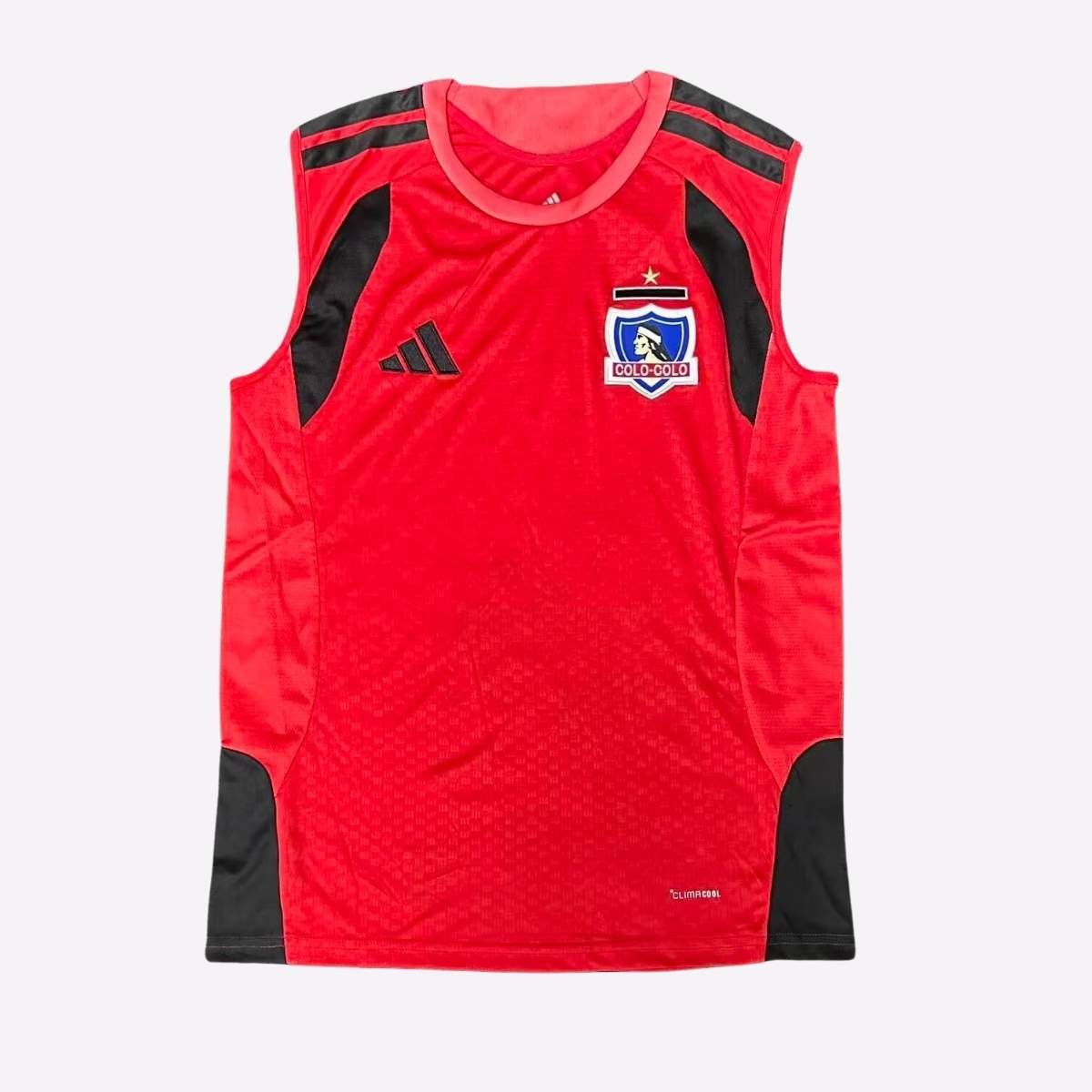 camisa-regata-treino-colo-colo-2026-27-vermelha-masculina Camisa Regata Vermelho Treino Colo Colo 2026/27 Masculina