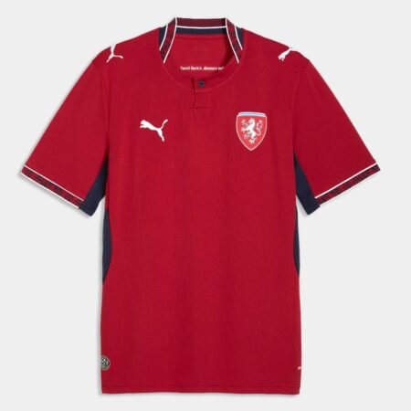 Camisa República Tcheca Vermelha Copa 2026/27 Home I Masculina
