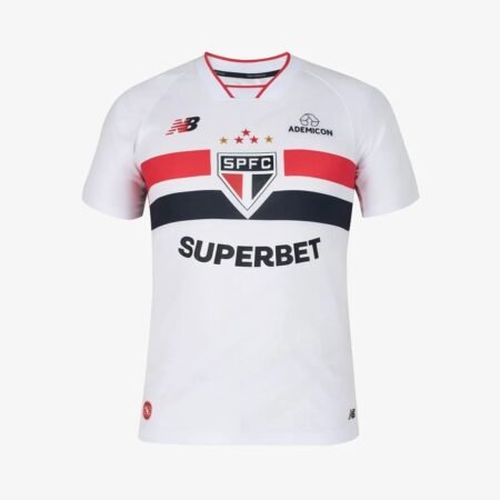 Camisa São Paulo Branca 2026/27 Titular I Jogador Masculina
