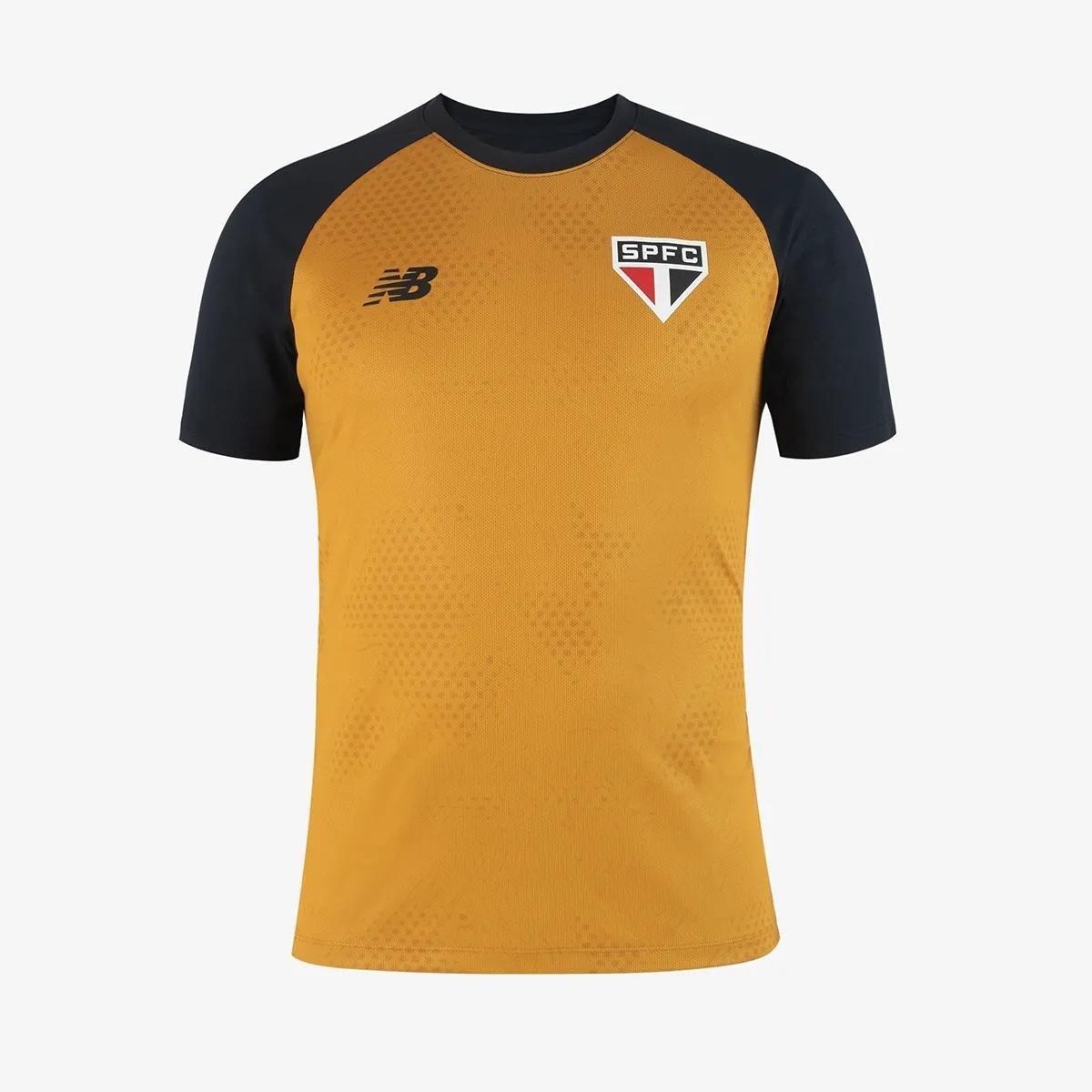 camisa-sao-paulo-dourada-2026-27-treino-masculina Camisa São Paulo Dourado/Preta 2026/27 Treino Masculina