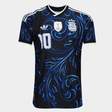 Camisa Argentina Azul Messi #10 Copa 2026/27 Away II Jogador Masculina