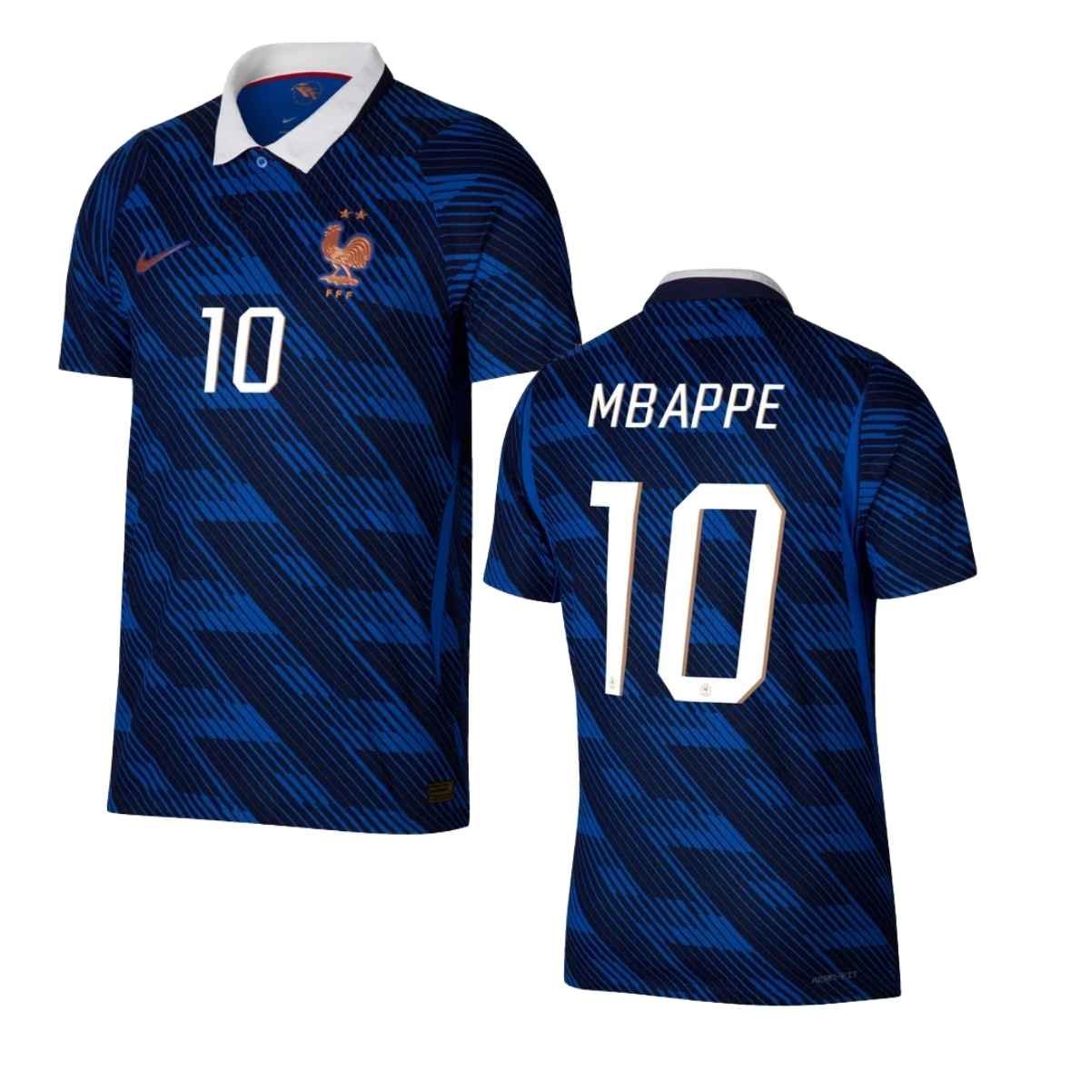 camisa-selecao-franca-azul-mbappe-10-copa-2026-27-home-i-JOGADOR Camisa França Azul Mbappe #10 Copa 2026/27 Home I Jogador