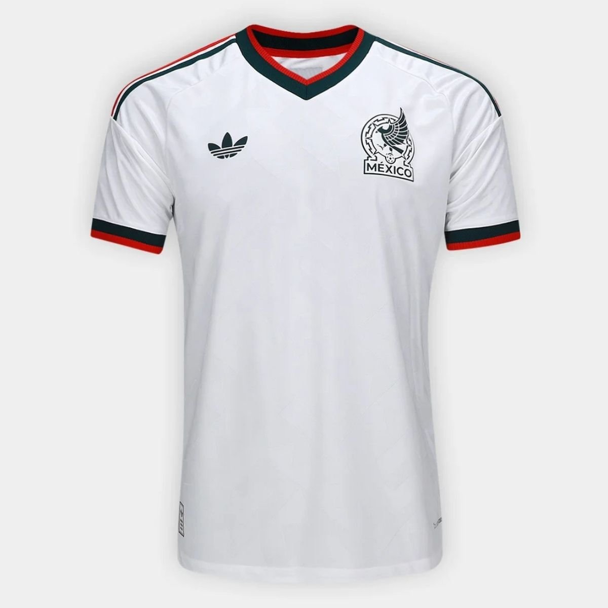 camisa-selecao-mexico-away-2026-sn-jogador-adidas-originals-masculina-FBA-834R-014 Camisa México Branca Copa 2026/27 Away II Originals Jogador