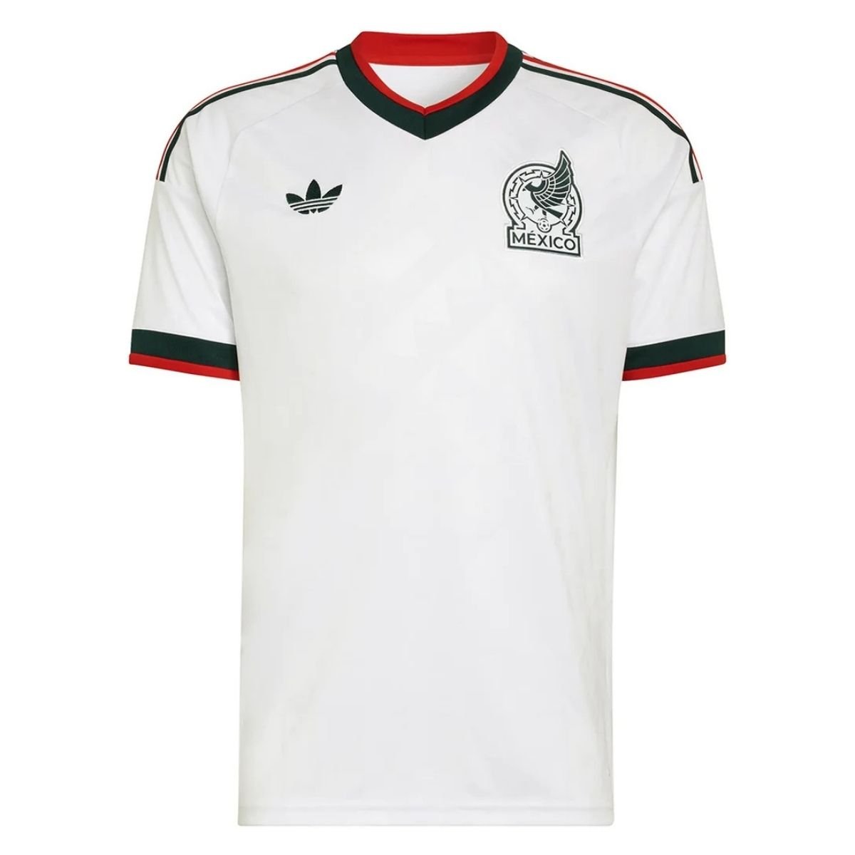 camisa-selecao-mexico-away-2026-sn-torcedor-adidas-originals-masculina-FBA-834U-014 Camisa México Branca Copa 2026/27 Away II Originals Masculina