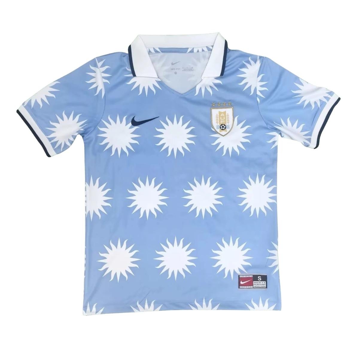 camisa-uruguai-azul-copa-2026-27-especial-polo-masculina Camisa Uruguai Azul Copa 2026/27 Especial Polo Masculina