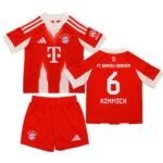 kit-infantil-bayern-de-munique-vermelho-joshua-kimmich-6-2025-26-home-unissex