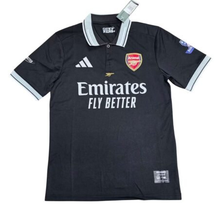 Camisa Arsenal Preta 2026/27 Especial Polo Masculina