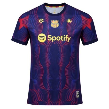 Camisa Barcelona Roxo/Azul 2026/27 Especial Masculina