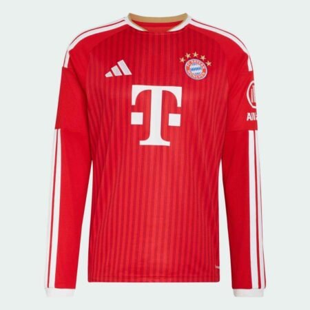 Camisa Bayern de Munique Vermelha 2026/27 Home I Manga Longa