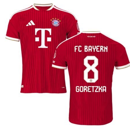 Camisa Bayern de Munique Vermelha Goretzka #8 2026/27 Home I Masculina