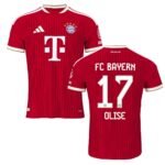 camisa-bayern-de-munique-vermelha-olise-17-2026-27-home-masculina