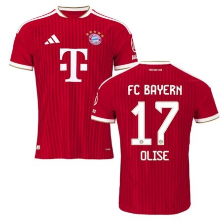 Camisa Bayern de Munique Vermelha Olise #17 2026/27 Home I Masculina