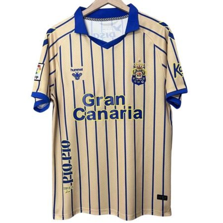 Camisa Las Palmas Bege 2026/27 Rodada Retrô Polo Masculina