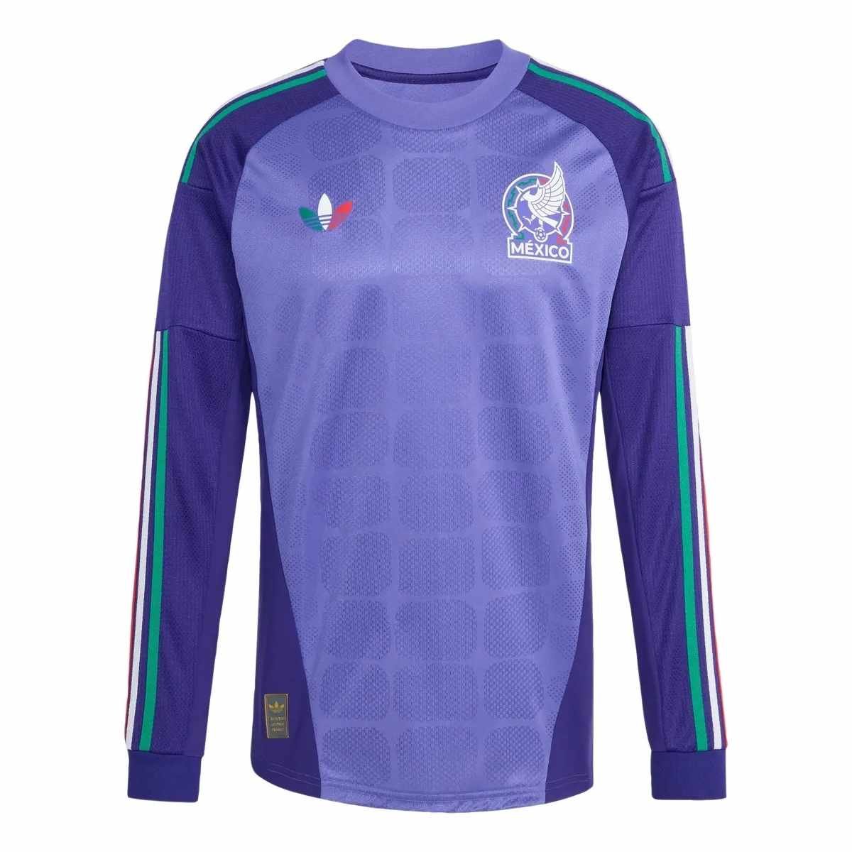 camisa-mexico-roxo-goleiro-copa-2026-27-masculina Camisa México Roxo Goleiro Copa 2026/27 Manga Longa Masculina