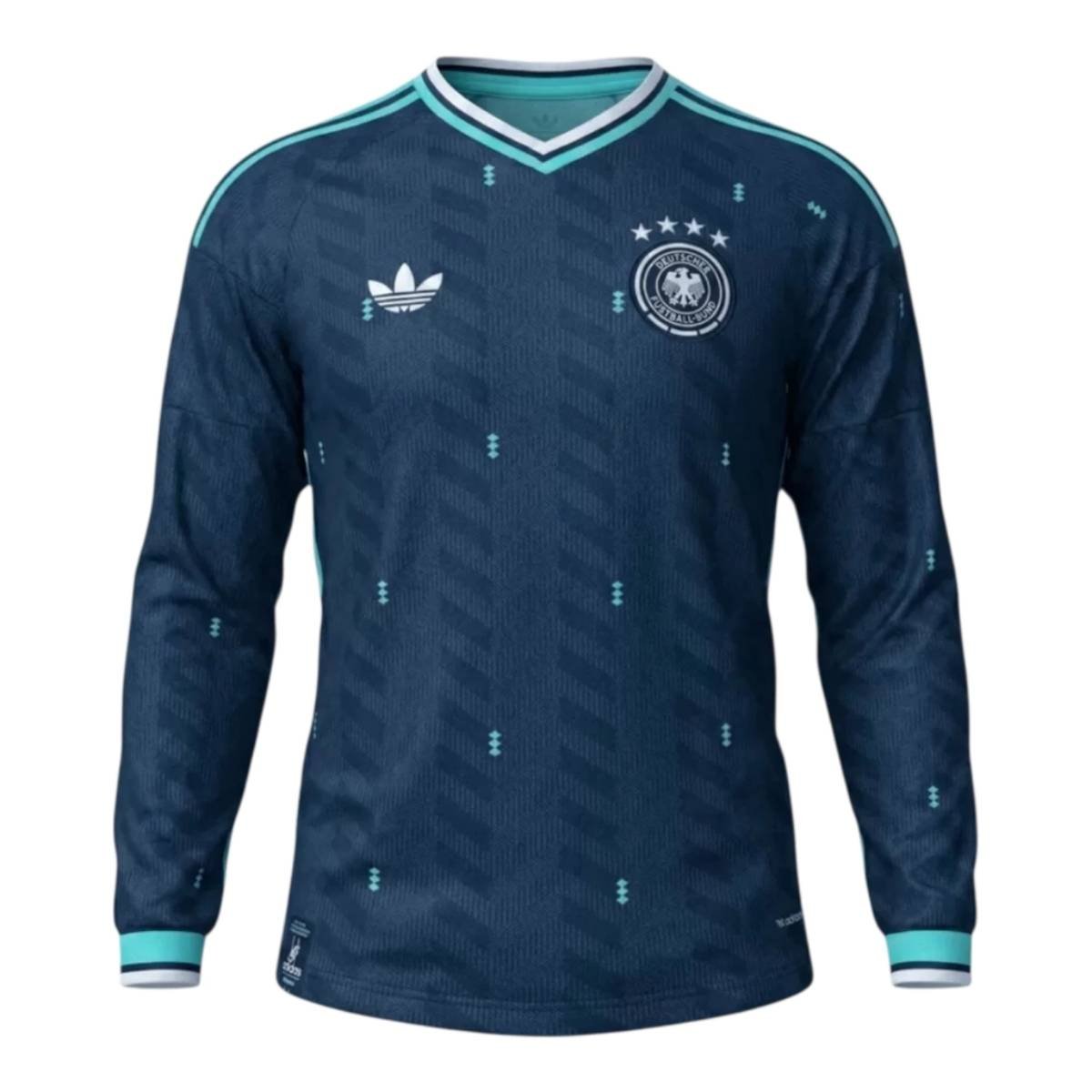 camisa-selecao-alemanha-away-2026-sn-torcedor-adidas-originals-masculina Camisa Alemanha Azul Copa 2026/27 Away II Manga Longa Masculina