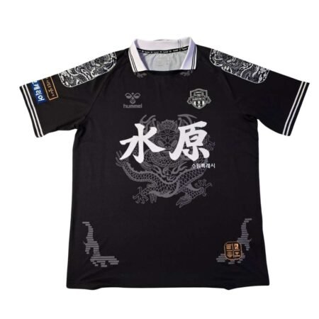 Camisa Suwon Fc Preta 2025/26 Quarta IV Masculina