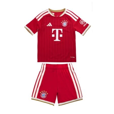 Kit Infantil Bayern de Munique Vermelha 2026/27 Home Unissex