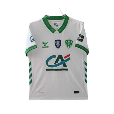 Camisa Saint-Étienne Branco 2025/26 Especial Copa Da França Masculina